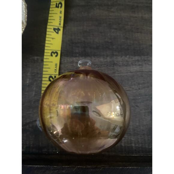 Christmas Glass Eye Hand Blown Glass Ornament - Picture 4 of 4